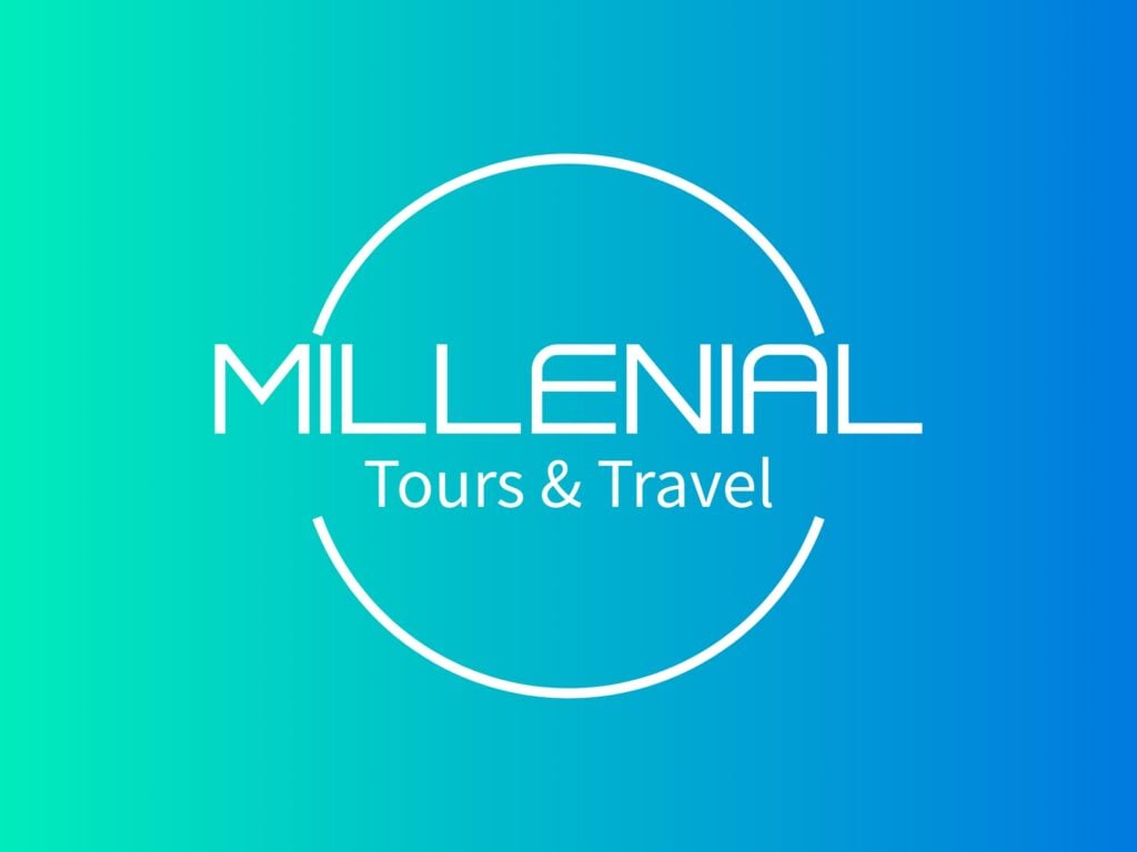 Millennial Tours and Travel Logo Design