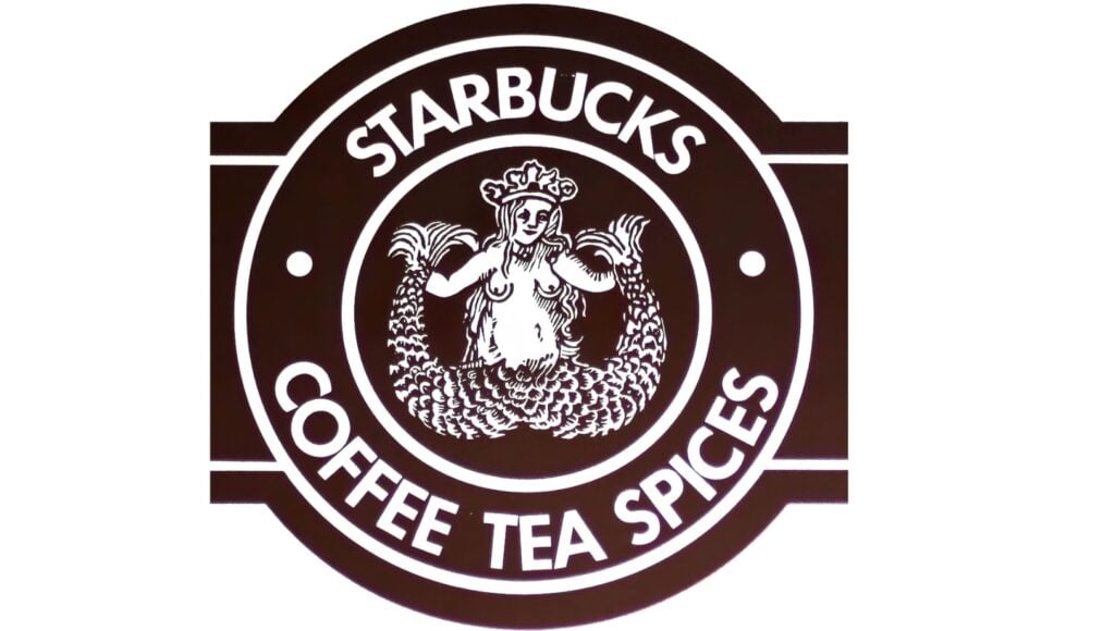 1971 logo design of starbucks