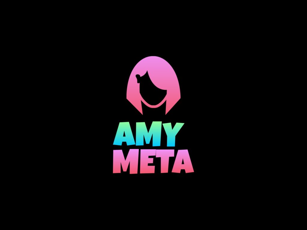 amy meta logo design