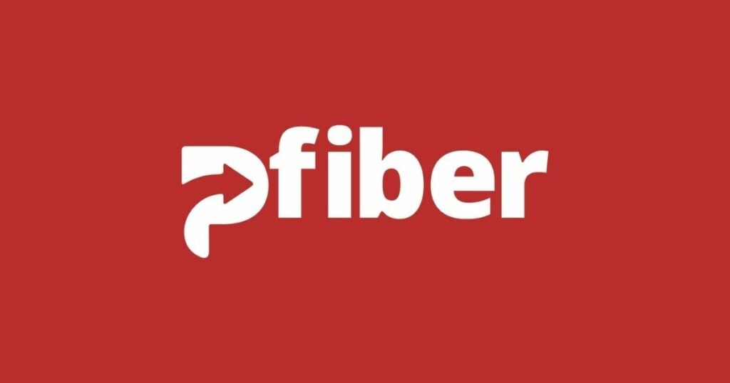 pfiber logo design