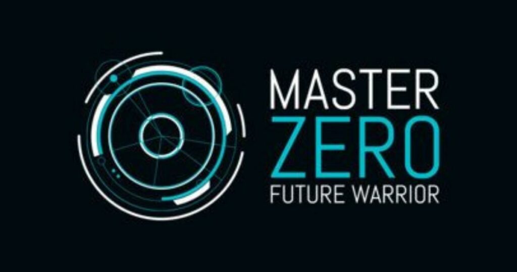 master zero futuristic logo design