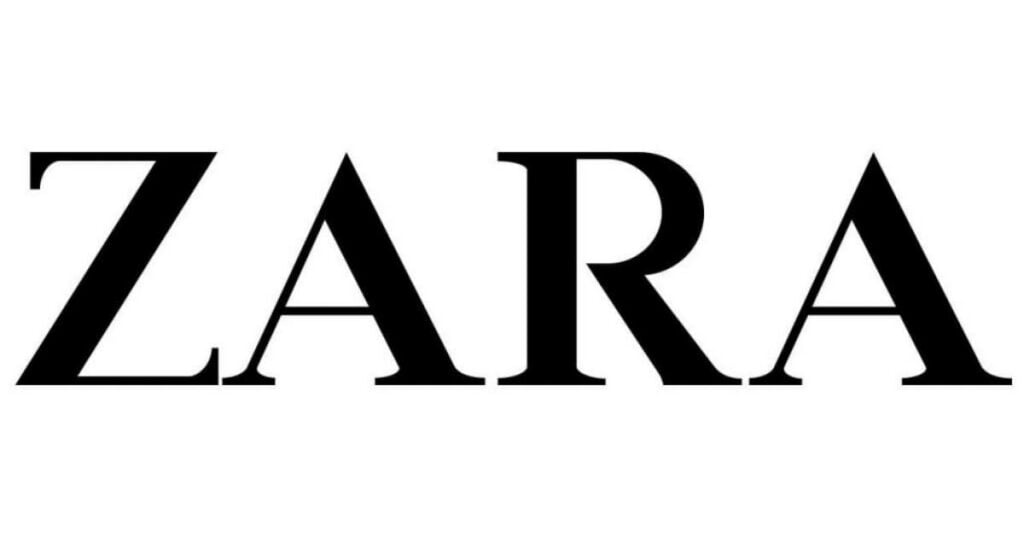 1975 to 2008 Zara logo design