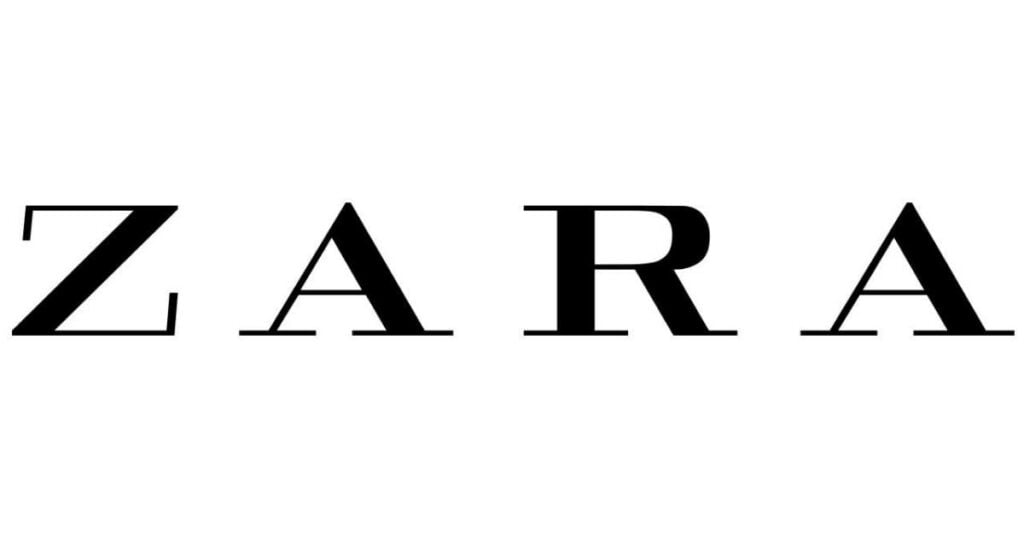 2008 to 2019 Zara logo design