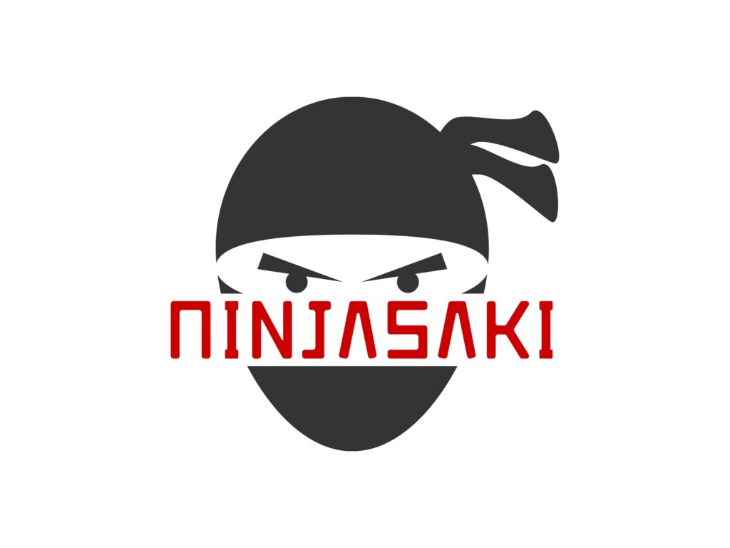 Ninjasaki Main Logo design