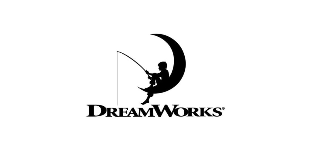 dreamworks logo design in white background
