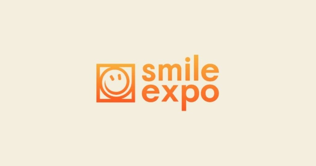 smile expo smiley logo design