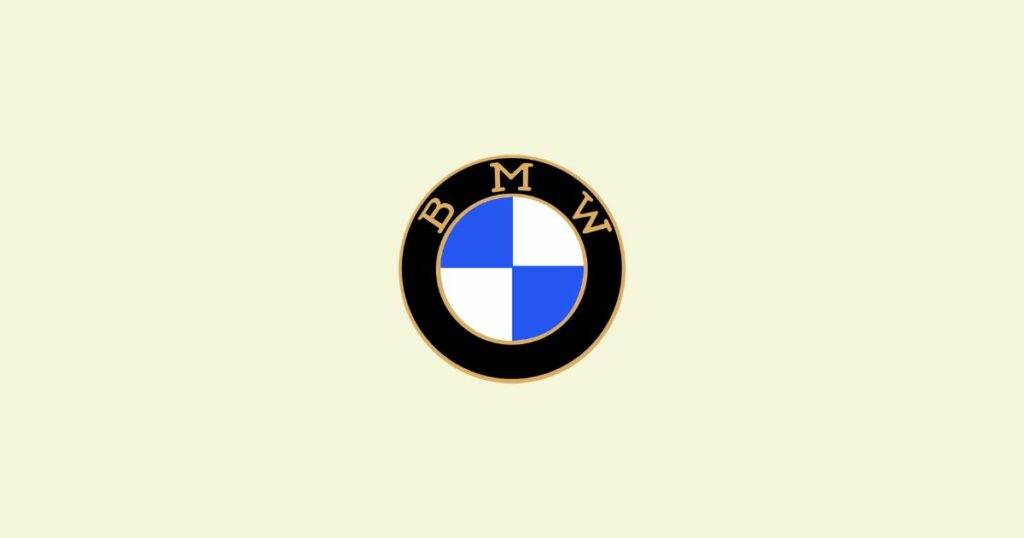 The 1936 BMW Logo Design, and the rebranded logo design after the 1916 version