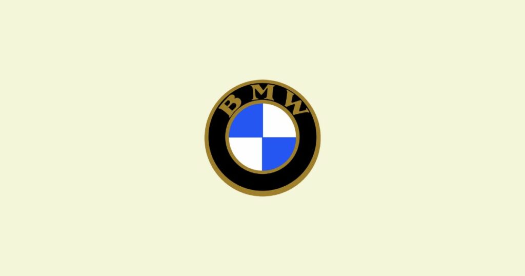 The 1963 BMW Logo Design, and the rebranded logo design after the 1936 version