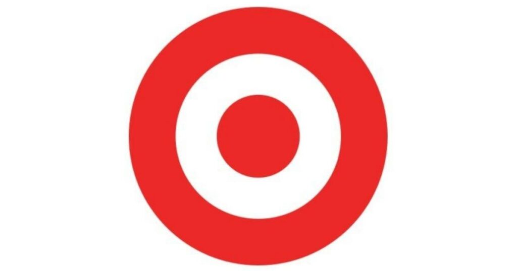 plain target logo with white background