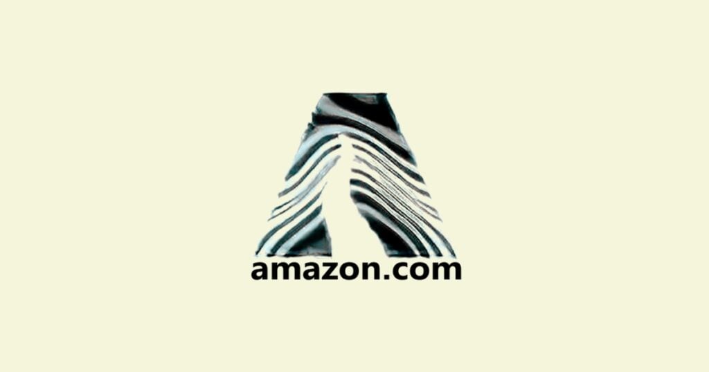 the old Amazon logo within the years1997 and 1998