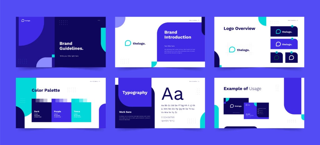 brand guidelines, consistency, clarity on the brand kits and the logo usage
