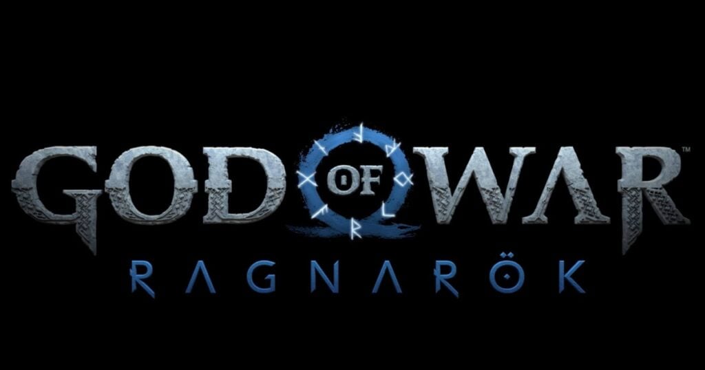 Brand design logo of The God of War for an Android video game.