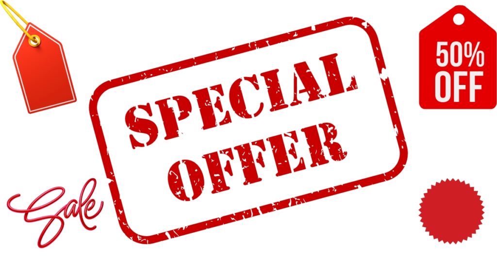 special offer sale