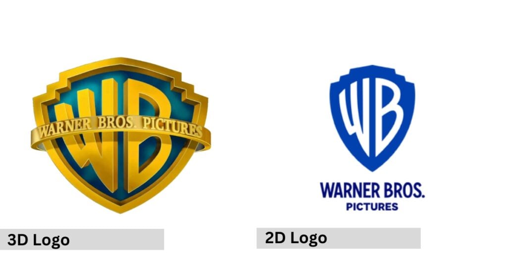 warner brothers logo old and new