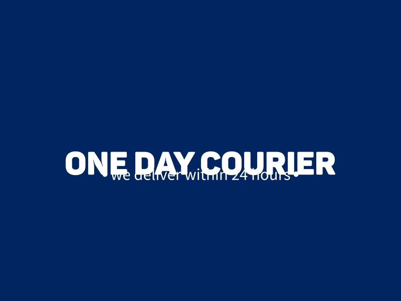 One Day Courier - we deliver within 24 hours