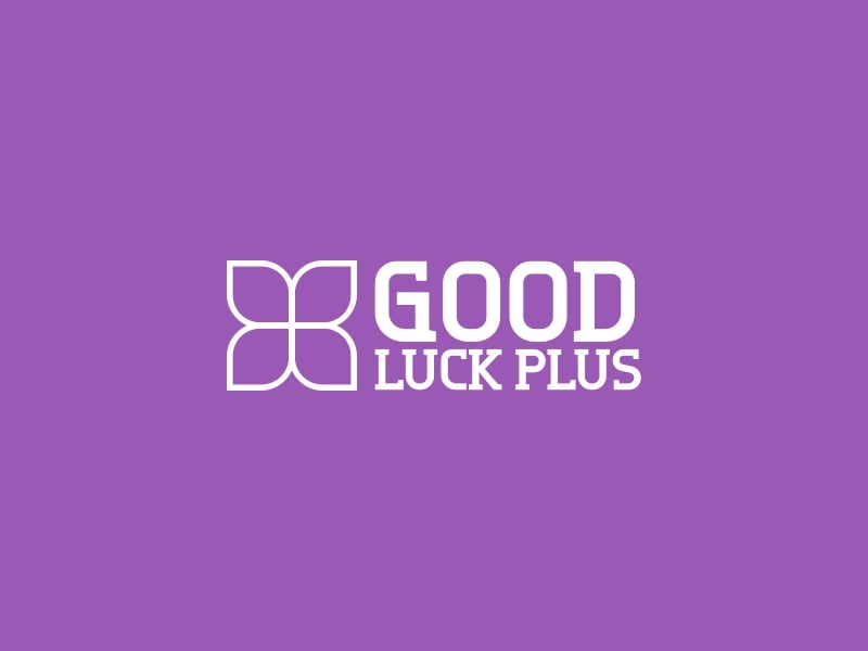 good luck plus logo design