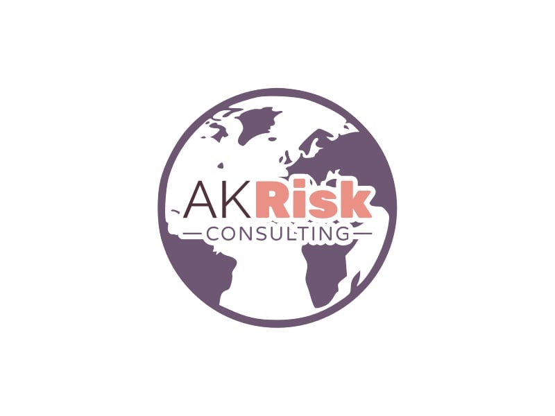AK Risk logo design