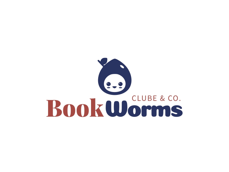 Book Worms logo design