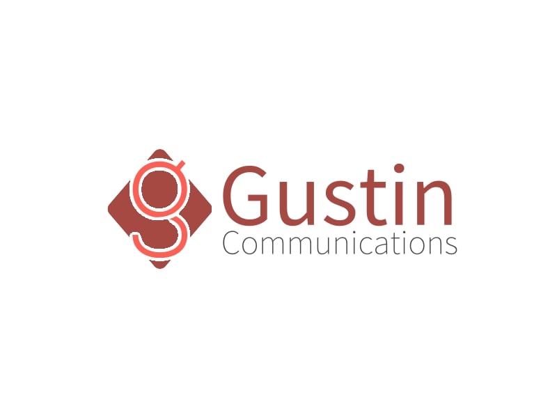 Gustin Communications logo design
