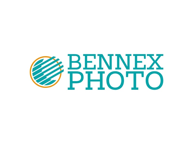 BENNEX PHOTO logo design