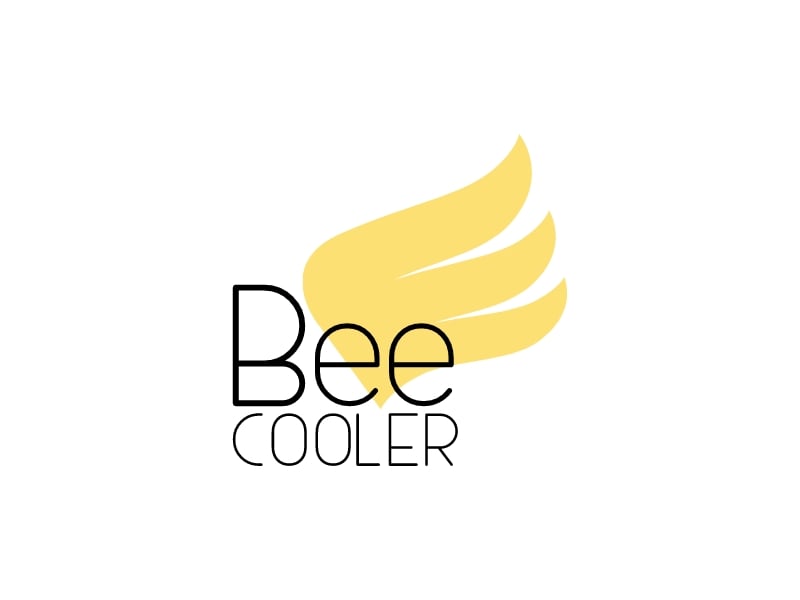 Bee COOLER logo design