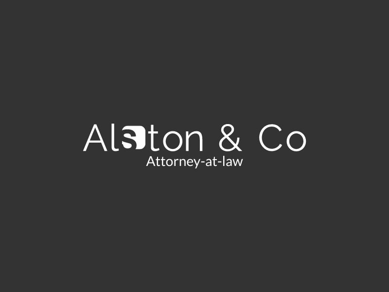 Alston & Co logo design