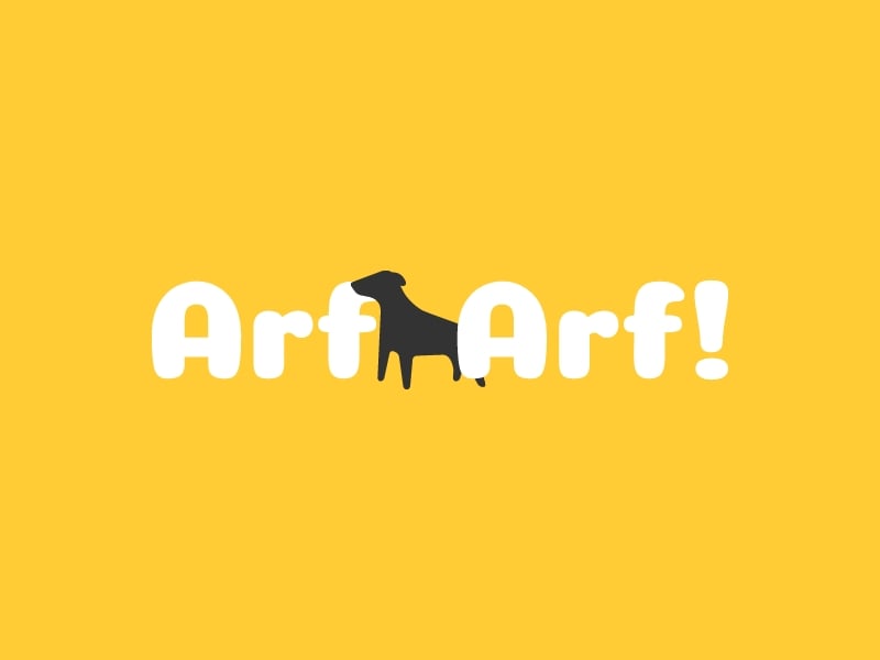 Arf Arf! logo design