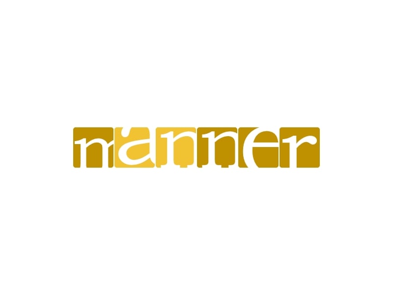 Manner logo design