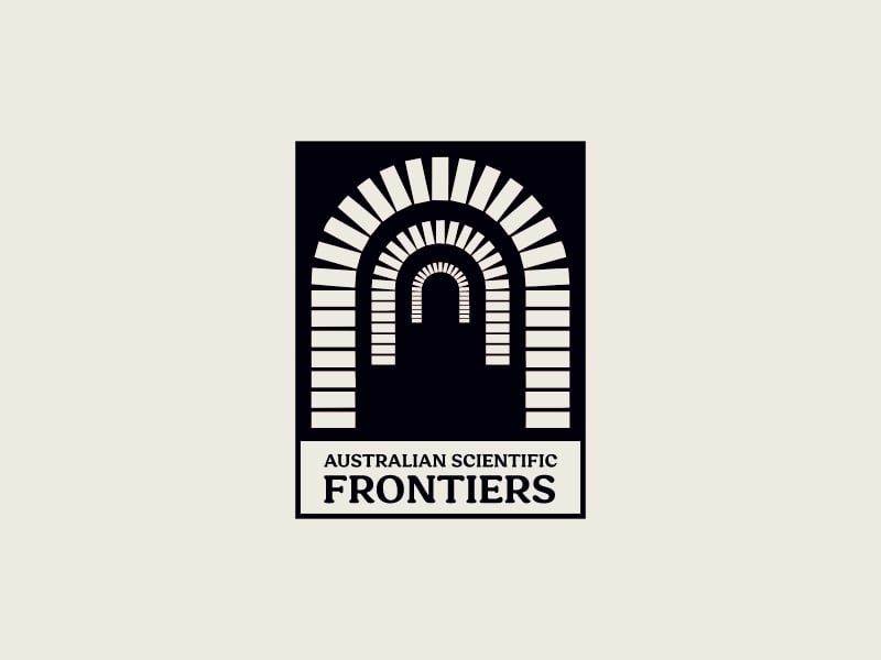 Australian Scientific Frontiers logo design