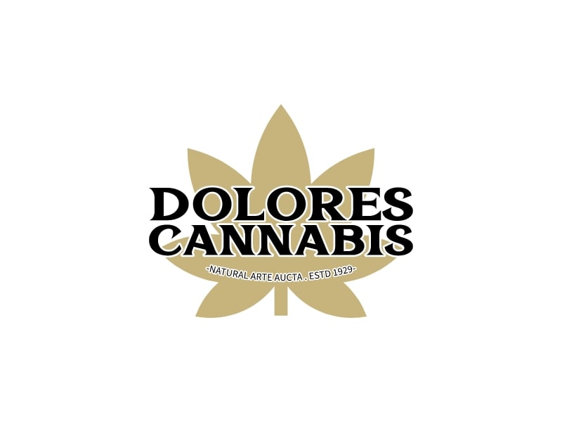 Dolores Cannabis logo design