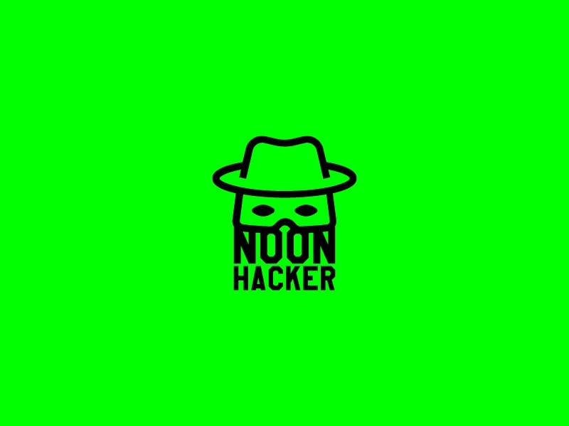 Noon Hacker logo design