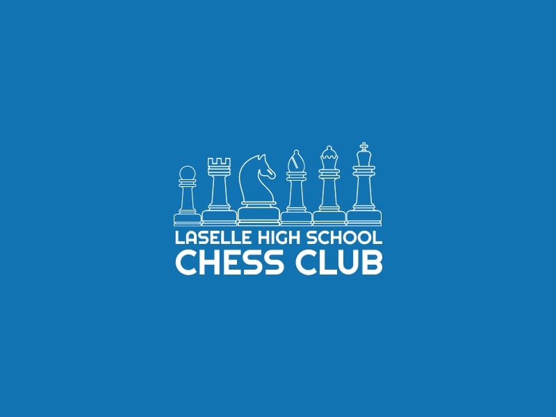 Laselle High School Chess Club logo design