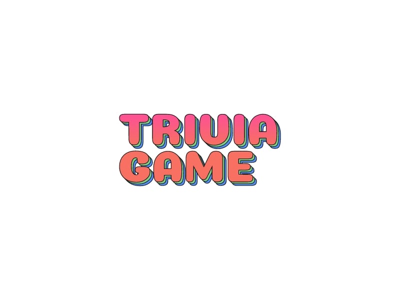 Trivia Game logo design