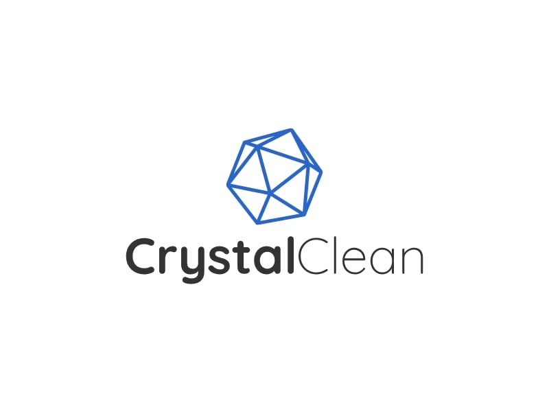 Crystal Clean logo design