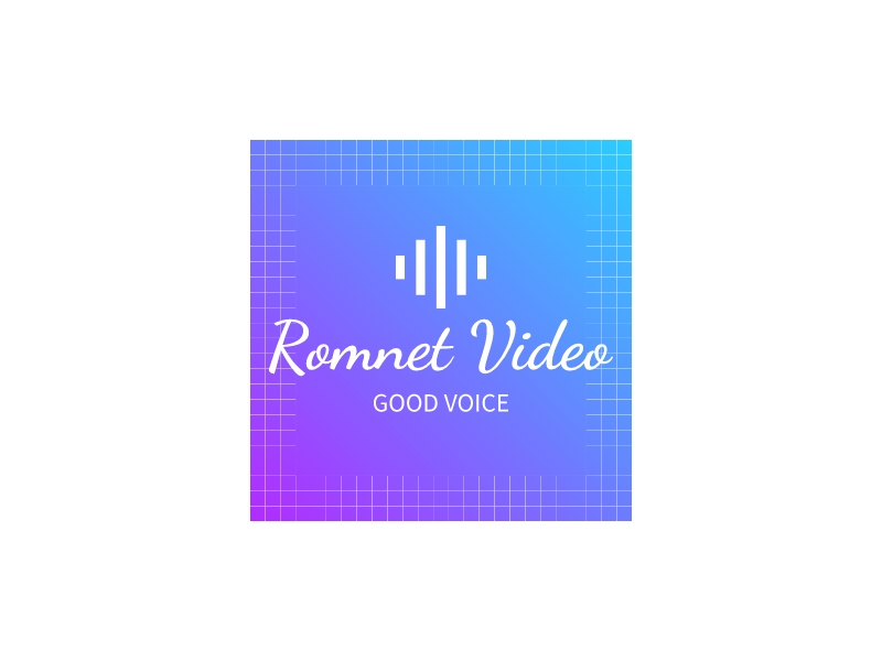 Romnet Video logo design