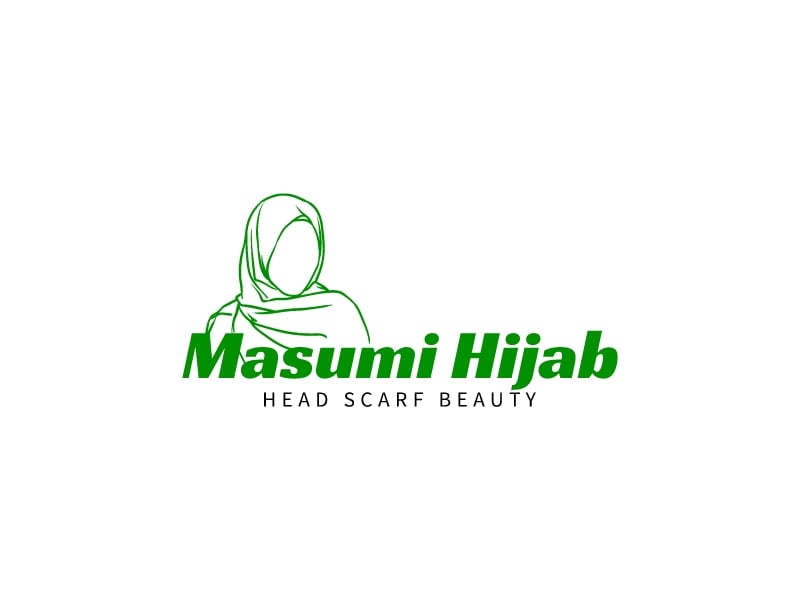 Masumi Hijab logo design