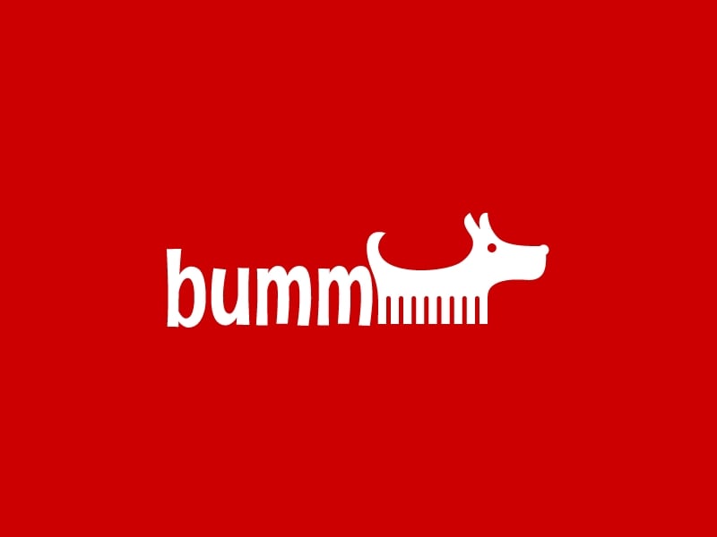 bumm logo design