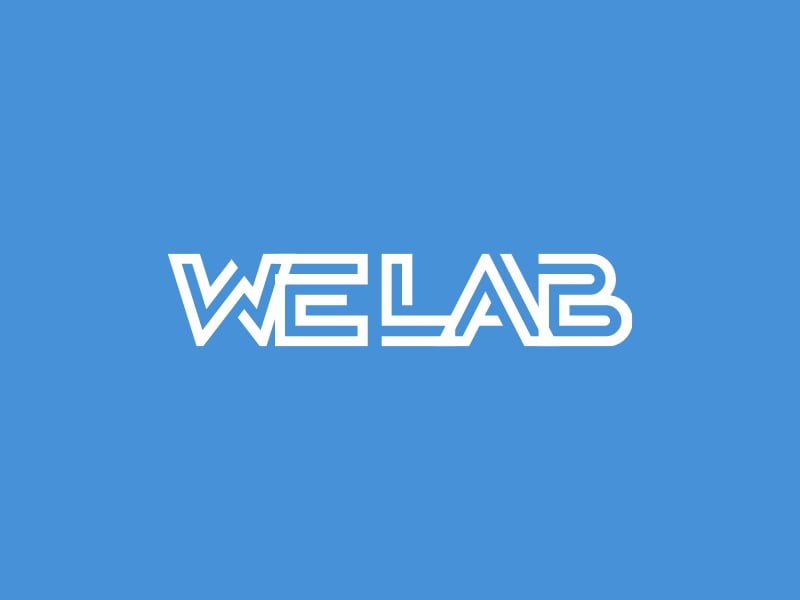 WE Lab logo design