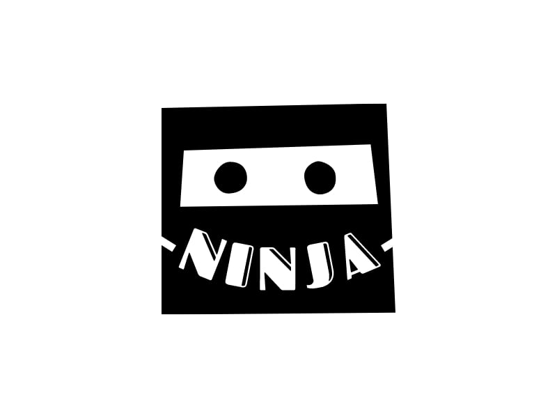 -NINJA- logo design