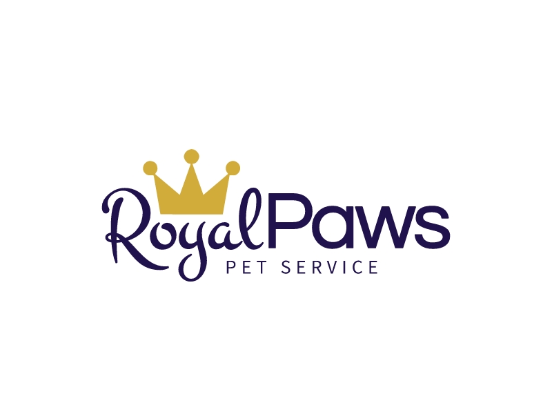 Royal Paws logo design