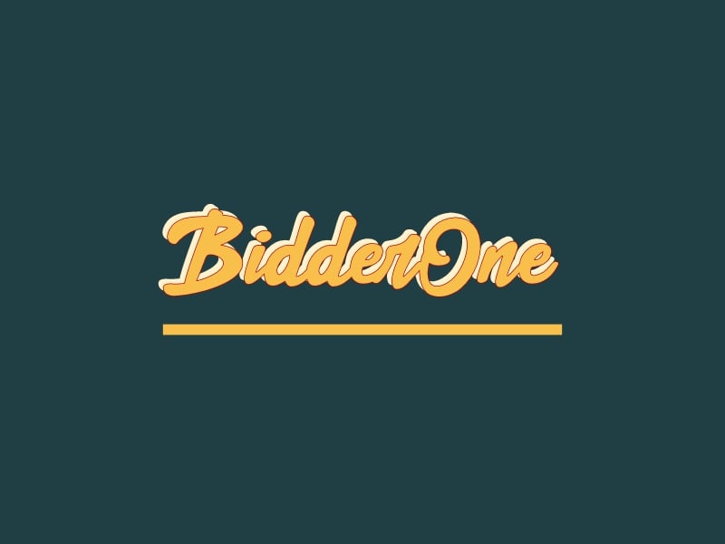 BidderOne logo design