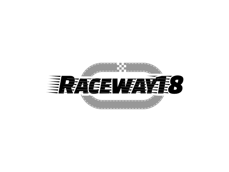 Raceway 18 logo design