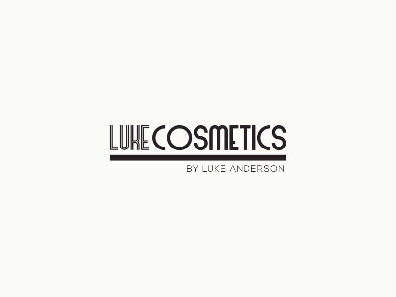 Luke Cosmetics logo design
