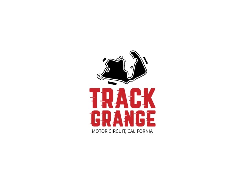 Track Grange logo design