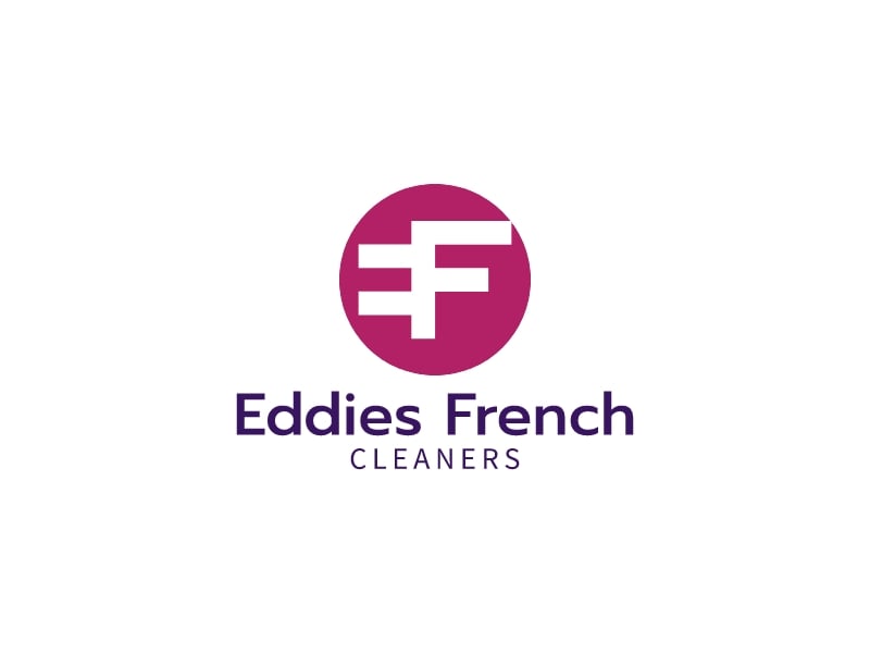 Eddies French logo design