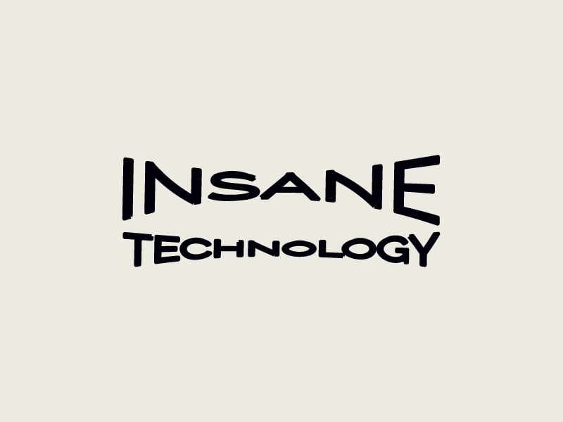 Insane Technology logo design