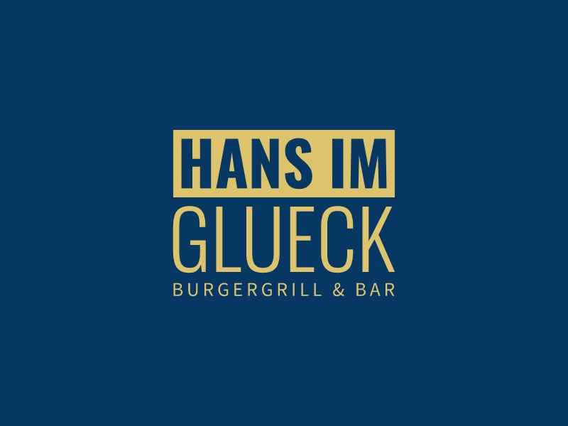 HANS IM GLUECK logo design