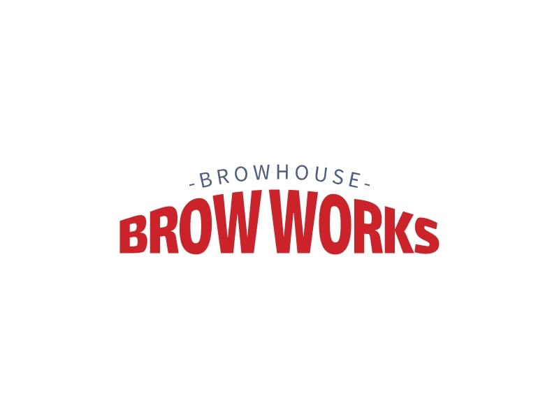 Brow Works logo design