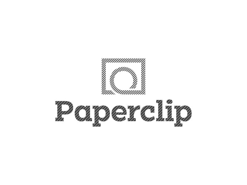 Paperclip logo design