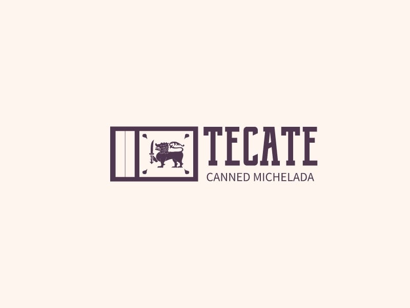 Tecate logo design